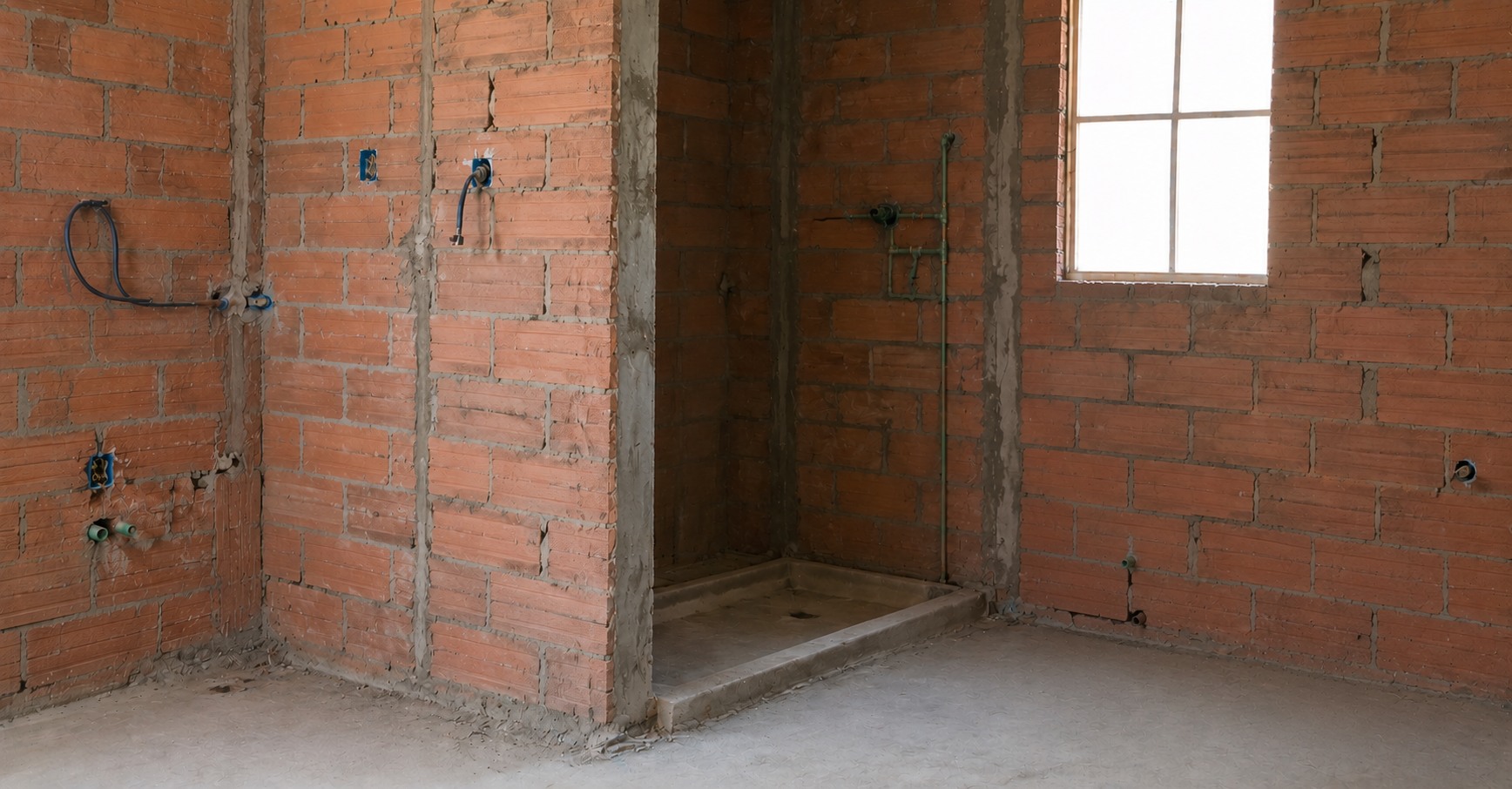 Antes: baño antes de remodelar