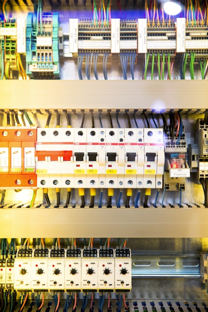 Tablero eléctrico con protecciones térmicas y disyuntor